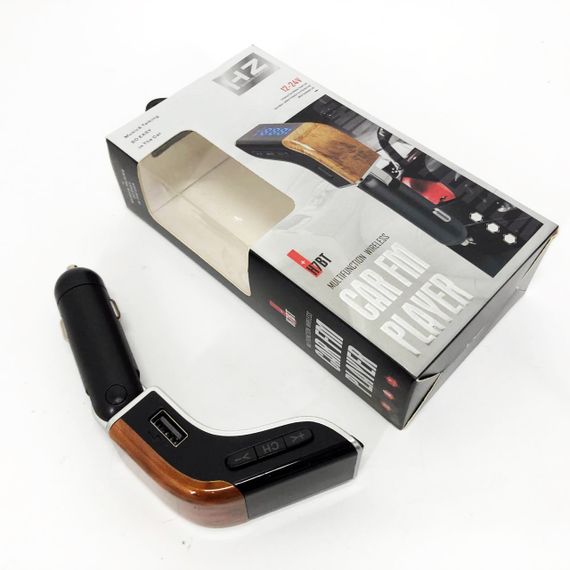 Модулятор в машину від прикурювача, Бездротовий передавач для музики в автомобіль YR-16 | Зображення 2