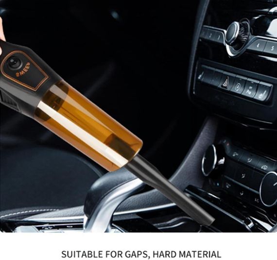 Бездротовий автомобільний пилосос 120 Вт, Портативний ручний із високою всмоктувальною здатністю для вологої та | Зображення 2