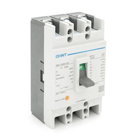 Автоматичний вимикач змінного струму CHNT NM1-125S/3300-100А 3P, 380 В. 100A. 8КА/400В; 10КА/800В. 155*90*68mm