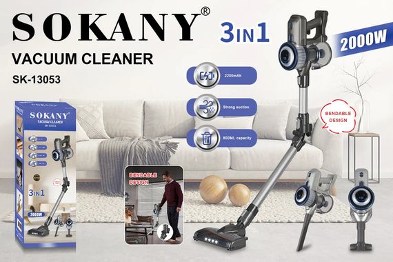 Вертикальний пилосос Бездротовий XPRO SK-13042 (45750-SK-13042_2241) | Зображення 5