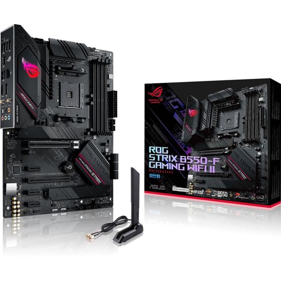 Материнcкая плата ASUS ROG STRIX B550-F GAMING WIFI II sAM4 B550 4xDDR4 M.2 HDMI DP WiFi BT ATX 90MB19V0-M0EAY0 | Зображення 8