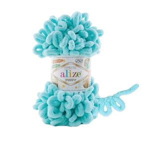 Пряжа Alize Puffy 128 алізе пуффі плюшева