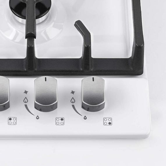 Варочная поверхность Pyramida PFE 643 WHITE LUXE | Зображення 1