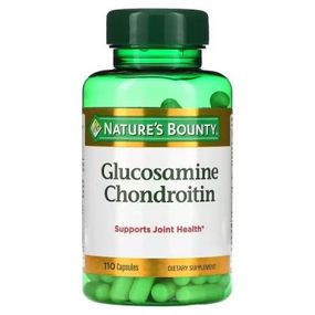 Витаминно-минеральный комплекс Nature's Bounty Глюкозамин и Хондроитин, Glucosamine Chondroitin, 110 капсул