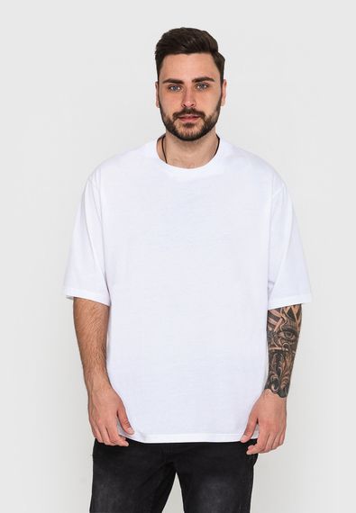 Чоловіча футболка оверсайз біла, 2XL