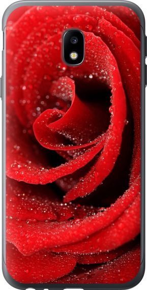 Чехол на Samsung Galaxy J3 (2017) Красная роза "529u-650-17620"