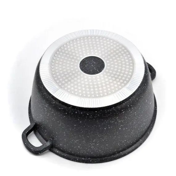 Каструля казан з кришкою Benson BN-297 з литого алюмінію та мармуровим антипригарним покриттям об'ємом 1.5 л. | Зображення 2