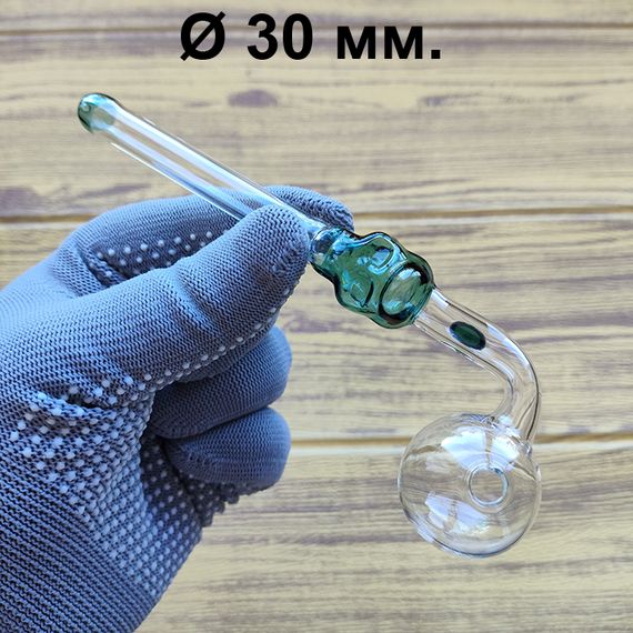 Стеклянная трубка Skull Turn Stand Oil Teal