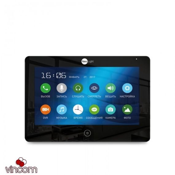 Комплект видеодомофона NeoLight Alpha HD Black и Solo FHD silver | Зображення 1