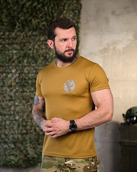 Тактична потоотводна футболка battle coyot ПП4648 | Зображення 2