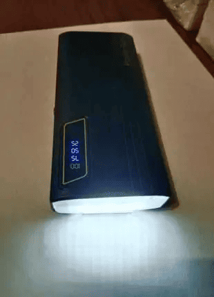 Мобільна зарядка Power Bank UN-3104 50000mAh із швидкою зарядкою та ліхтариком • Портативний зовнішній акумулятор 50000 мАг на 2 | Зображення 1