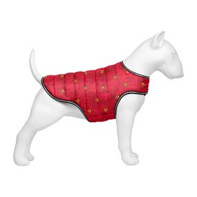 Курточка-накидка для собак WAUDOG Clothes, малюнок "Супермен червоний", XXS, А 23 см, B 29-36 см, С 14-20 см