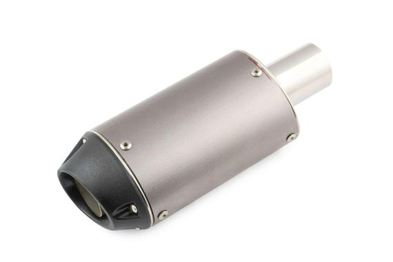 Глушитель (тюнинг)   245*85mm   (нержавейка, овал, черный, прямоток)   118