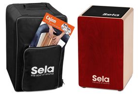 Кахон Sela Primera Red Bundle SE 185 EN