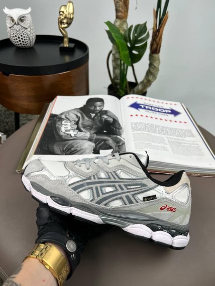 Чоловічі кросівки ASICS Gel-NYC Gore-Tex Light Grey White (термо) , В'єтнам | Зображення 2