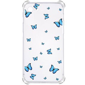 Прозорий протиударний чохол для Iphone 8 / Iphone 7/ Iphone SE 2 2020 / Iphone SE 3 2022 З принтом: Метелики