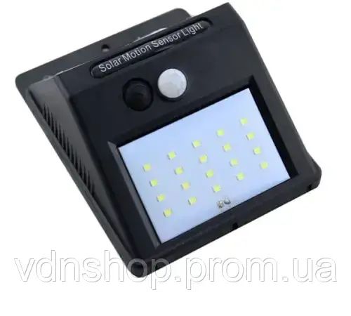 Вуличний ліхтар із датчиком руху на сонячній батареї BL-609 20SMD