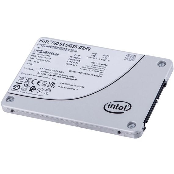 Накопичувач SSD 2.5&quot; 7.68TB D3-S4520 INTEL (SSDSC2KB076TZ01) | Зображення 1