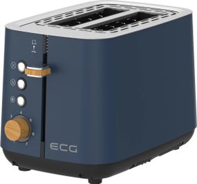 Тостер EСG ST 2768 Timber Petrol 780-925 Вт синій