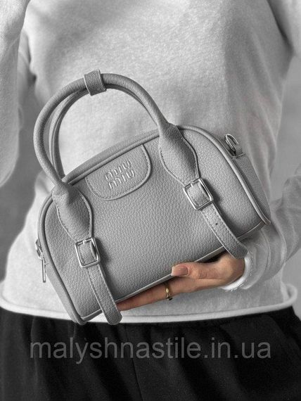 Женская сумка Miu Miu grey 4 ДЛ7323 | Зображення 3
