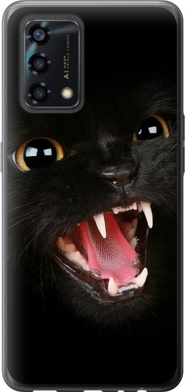 Чехол на Oppo A95 Чёрная кошка "932u-2345-17620"