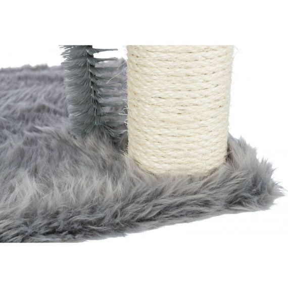 Дряпка-комплекс Trixie Baza для котів з іграшкою сизаль/плюш сіра 41х41х50 см | Зображення 4