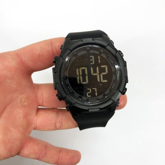 Спортивні годинники чоловічі водонепроникні SKMEI 1845BK, Кращі тактичні годинники YZ-15 | Зображення 6