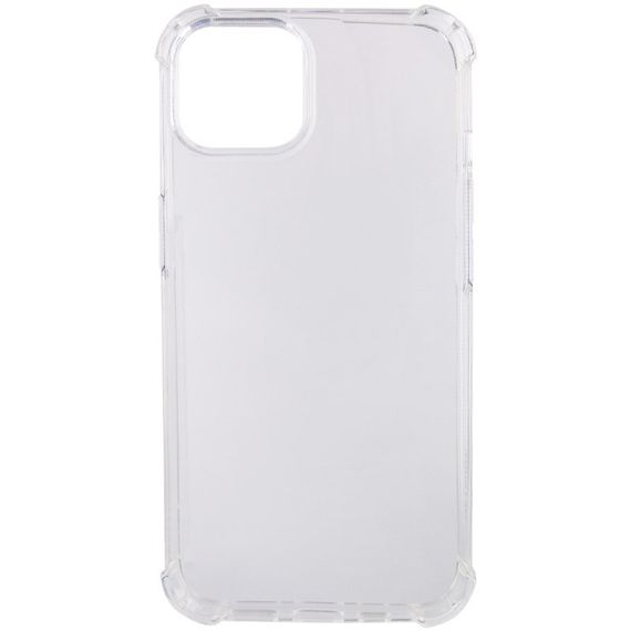 TPU чохол GETMAN Ease logo посилені кути для Apple iPhone 15 Plus (6.7") Безбарвний (прозорий)