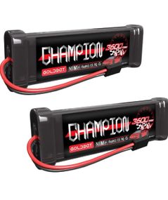 GOLDBAT 8.4V 3600mAh NIMH аккумулятор с Tamiya разъемом для RC авто, лодки и багги