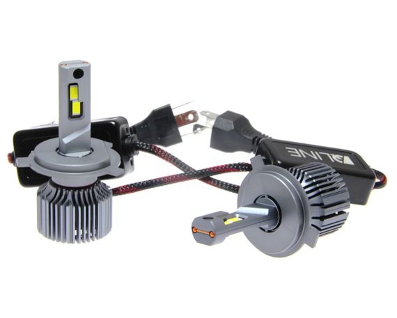 Комплект світлодіодних ламп QLine Ultra +200% 55W H4 6000K (2шт) 24V | Зображення 6
