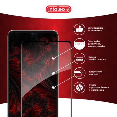Стекло защитное Intaleo Full Glue ZTE Blade A52 Black (1283126545511) | Зображення 2