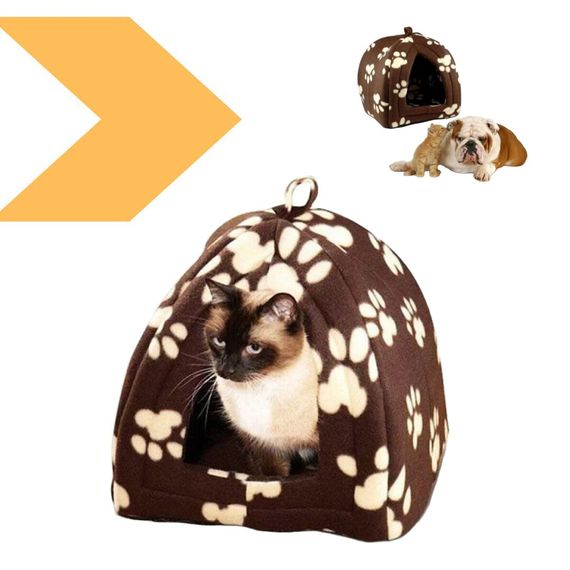 М'який будиночок для собак і котів Pet Hut White великий 35см х 40см XPRO (45609-_199) | Зображення 1