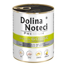 Вологий корм для собак з м'ясом гусака Dolina Noteci Premium Dog Goose and Potatoes, 800 гр