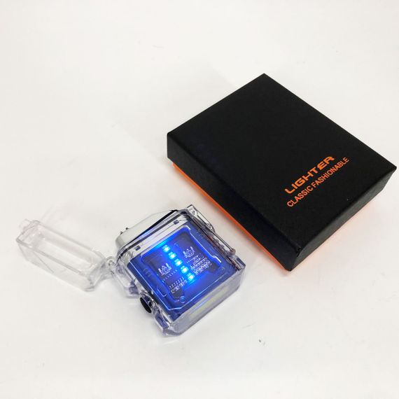 Сенсорная зажигалка с зарядкой от юсб HL-517, Зажигалка для путешествий, FX-232 Сувенирные зажигалки | Зображення 1