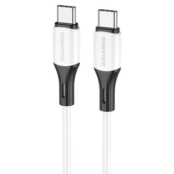 Дата кабель Borofone BX79 Type-C to Type-C 60W (1m) Белый