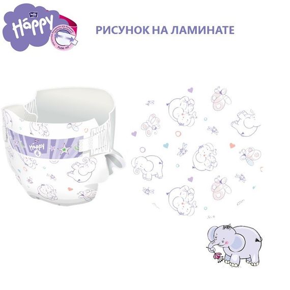 Підгузники дитячі Bella Baby Happy Maxi 8-18 кг 12 шт (5900516600372) | Зображення 4