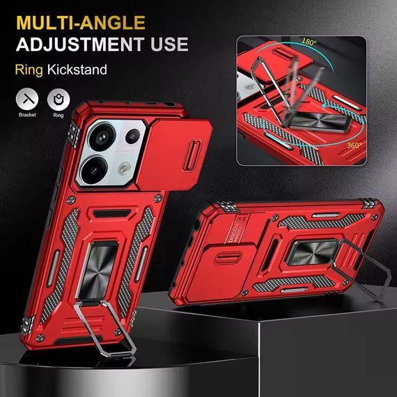 Ударопрочный чехол Camshield Army Ring для Xiaomi Redmi Note 13 4G | Зображення 2