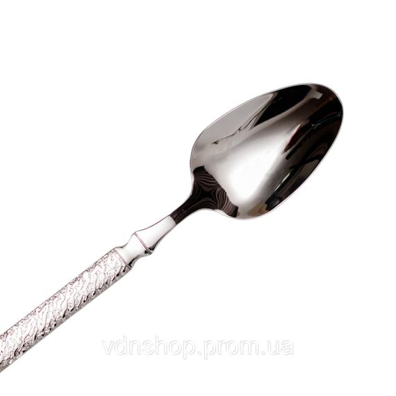 Набор столовых ложек 6 штук из нержавеющей стали 21 (см) Серебро HP-8-33 | Зображення 2