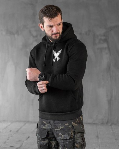 Худі CELEO на флісі black ВТ7912 | Зображення 1