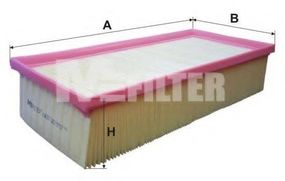 Фільтр повітряний TOYOTA Avensis 98-, Carina E (вир-во M-filter) MFILTER K437 на TOYOTA CARINA E Наклонная задняя часть (_T19_)