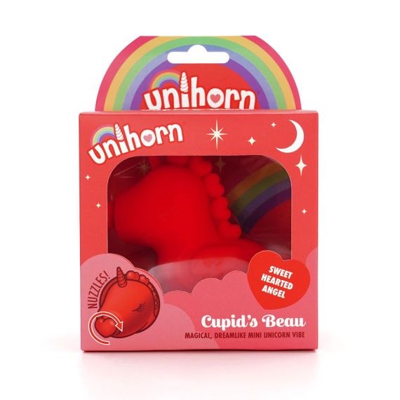 Вібратор-єдиноріжка Unihorn – Cupid's Beau, масажувальний язичок-сердечко Sex Aura | Зображення 7