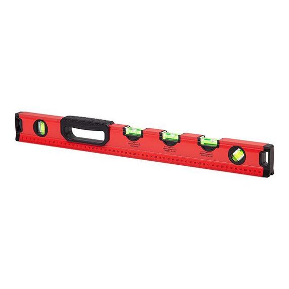 Рівень будівельний 600 мм, 5 вічок INTERTOOL MT-1006 | Зображення 1