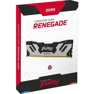 Модуль памяти для компьютера DDR5 32GB (2x16GB) 7200 MHz Renegade Black/Silver Kingston Fury (ex.HyperX) (KF572C38RSK2-32) | Зображення 4