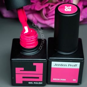 Гель-лак Jerden Proff №38 (неоново-рожевий) 5 мл