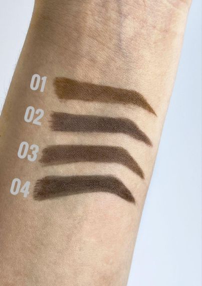 Олівець для брів з щіткою темний Farmasi Ebony 04 0,08 г | Зображення 2