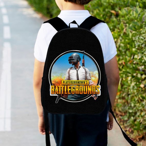 Рюкзак дитячий Пабг "PUBG BATTLEGROUNDS" 34х27см, міський ранець для хлопчика з принтом (00427)