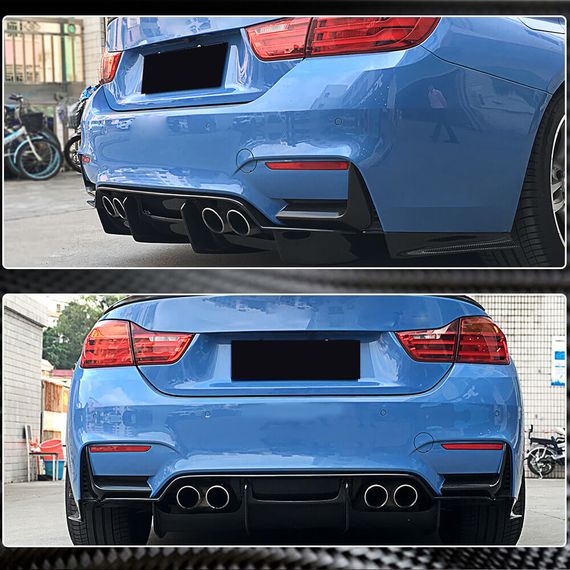 Накладка на задний бампер Flap (для F80, Карбон) для BMW 3 серия F-30/31/34 2012-2019 гг | Зображення 3