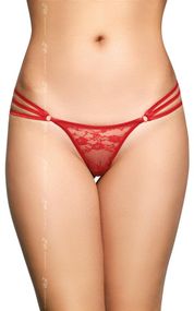 Жіночі стрінги - G-String 2498, red M/L