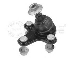 Опора кульова AUDI A3, SKODA YETI, VW CADDY III 03 перед. міст низ зліва (Вир-во MEYLE) MEYLE 1160100015 на SEAT LEON (1P1)