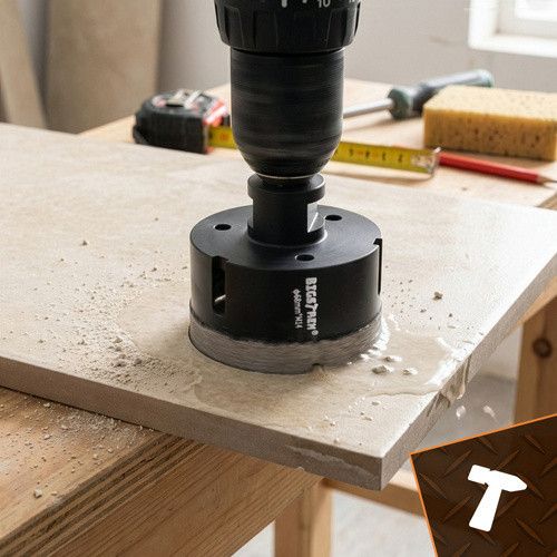 Набір професійних алмазних коронок 7 штук Bigstreen 27080 | Зображення 5